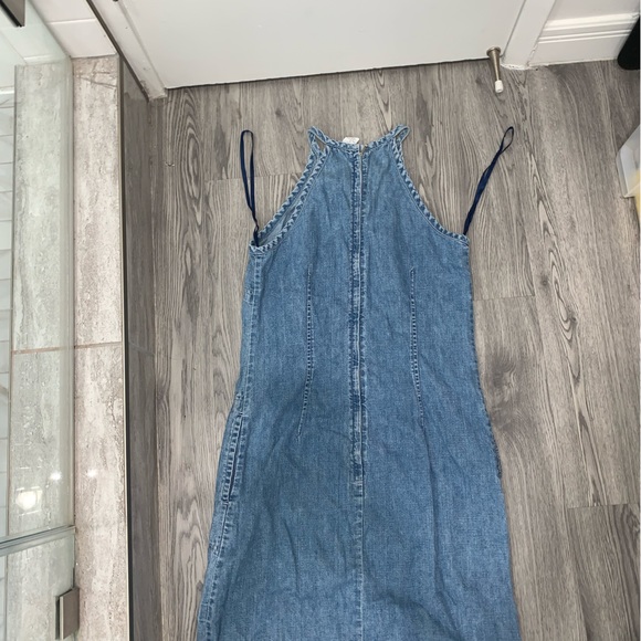 SOLD NWOT LOFT light wash denim dress size 6 - Picture 11 of 14